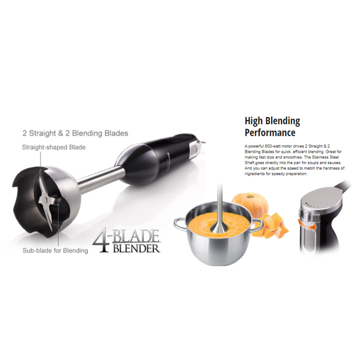 Panasonic Hand Mixer, Juicer and Blender - MXSS1BSR